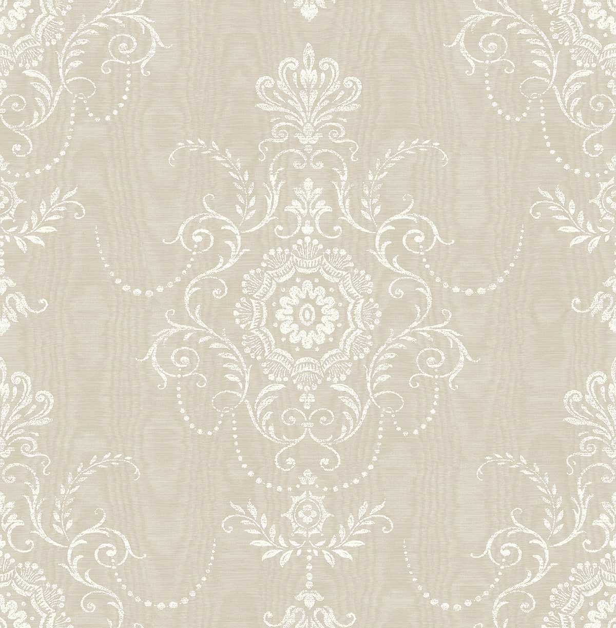 French Country Colette Cameo Unpasted Wallpaper