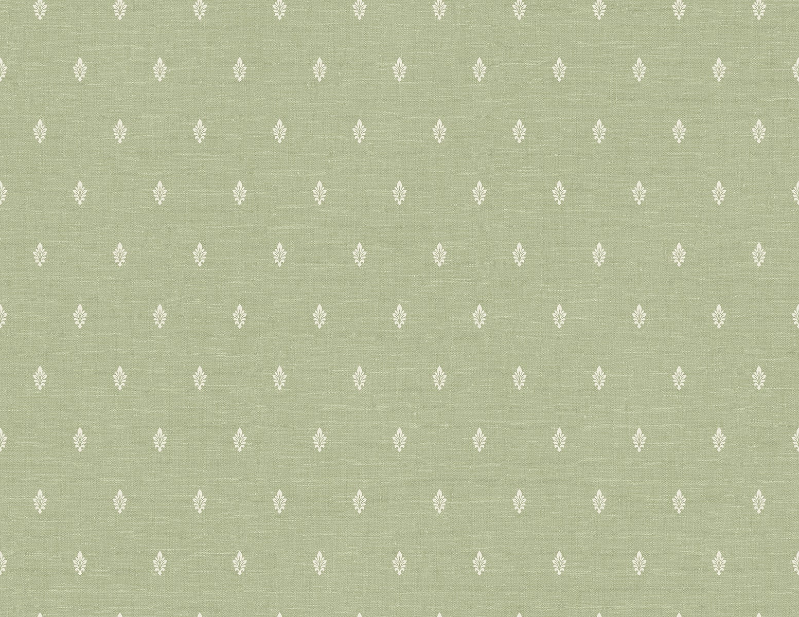 French Country Petite Feuille Sprig Unpasted Wallpaper