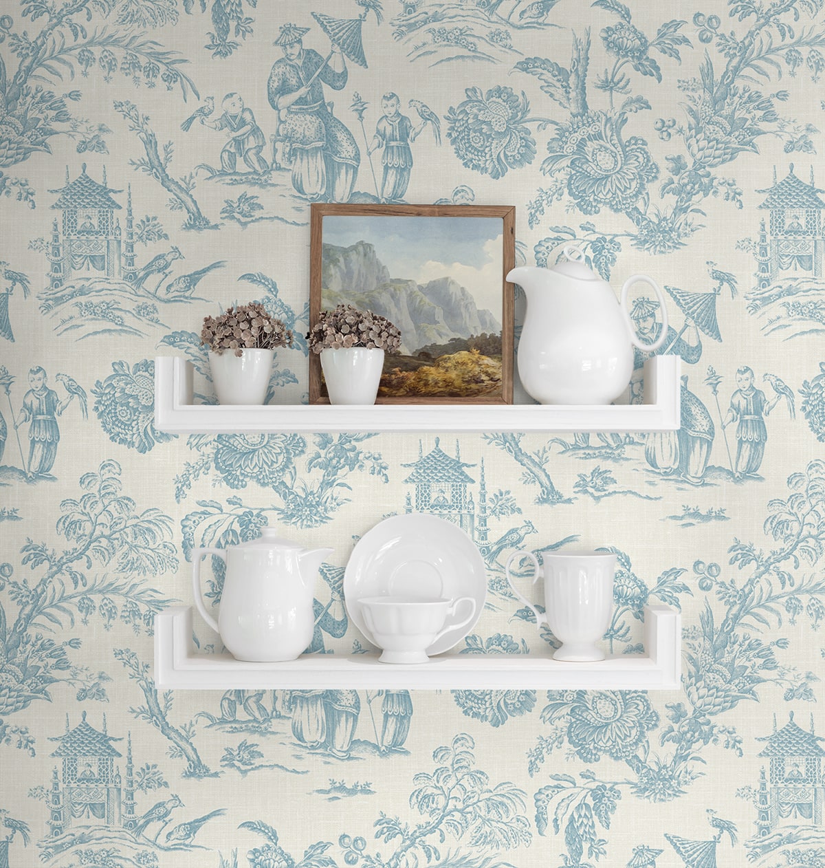 French Country Colette Chinoiserie Unpasted Wallpaper
