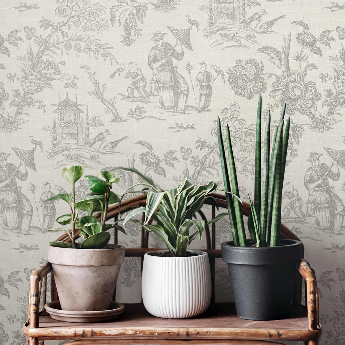 French Country Colette Chinoiserie Unpasted Wallpaper