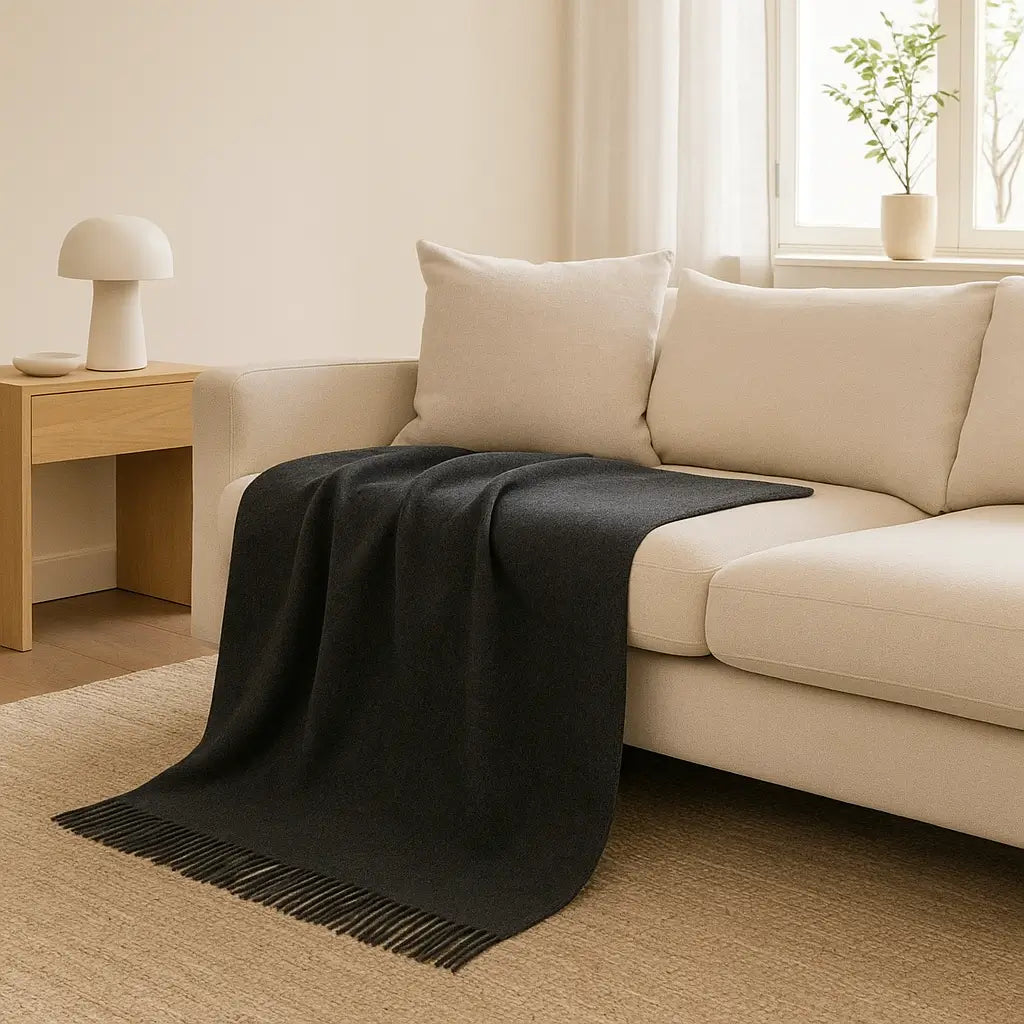 Cashmere Throw Blanket - 55"x74"