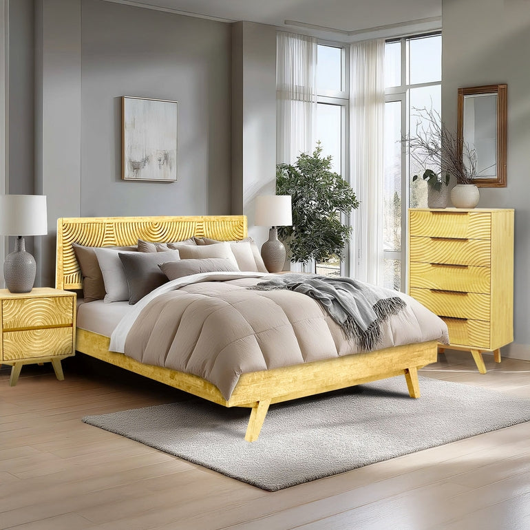 Acacia Harmony Dresser with 5 Drawers
