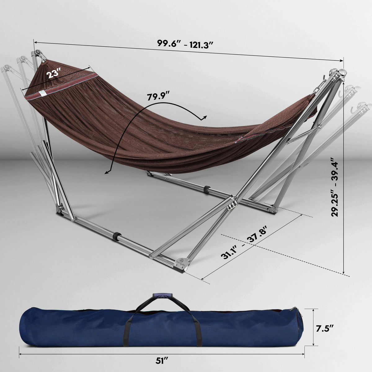 Tranquillo Universal Stainless Steel Hammock Stand