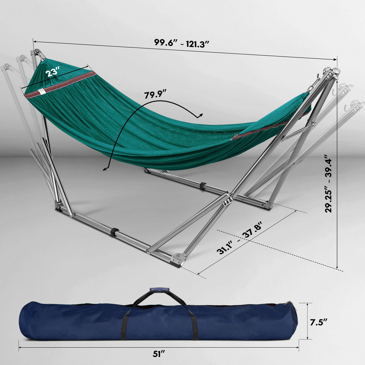 Tranquillo Universal Stainless Steel Hammock Stand