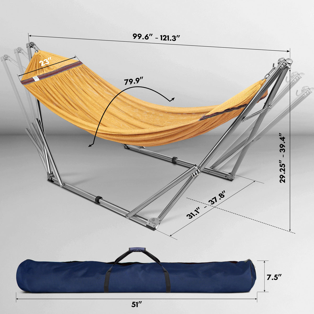 Tranquillo Universal Stainless Steel Hammock Stand