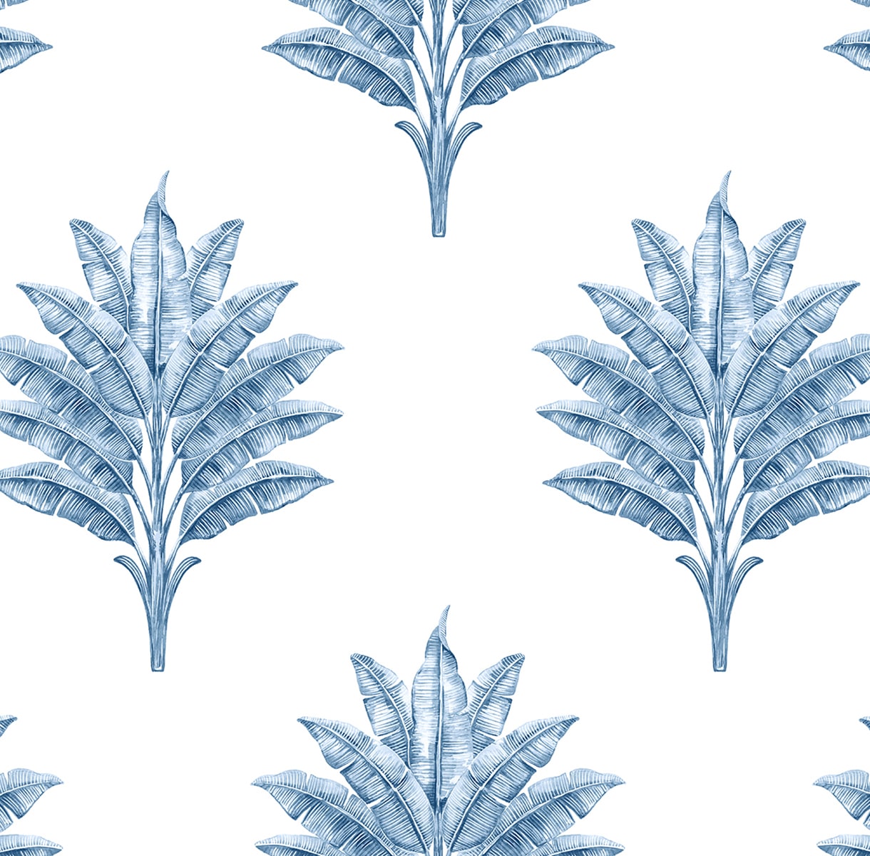 Sea Breeze Palm Peel and Stick Removable Wallpaper