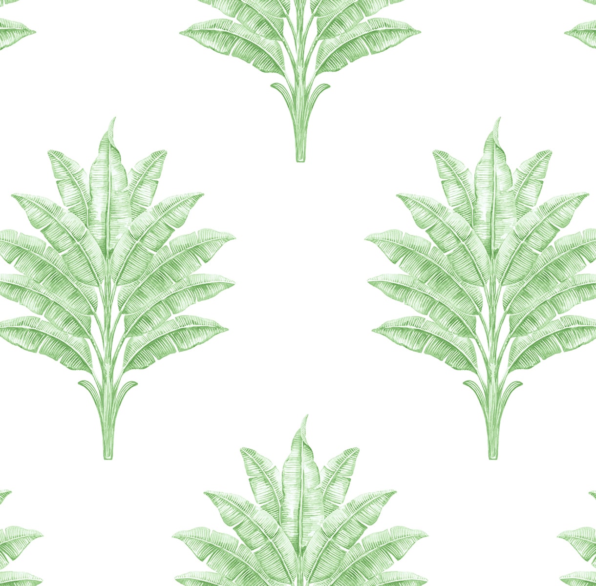 Sea Breeze Palm Peel and Stick Removable Wallpaper