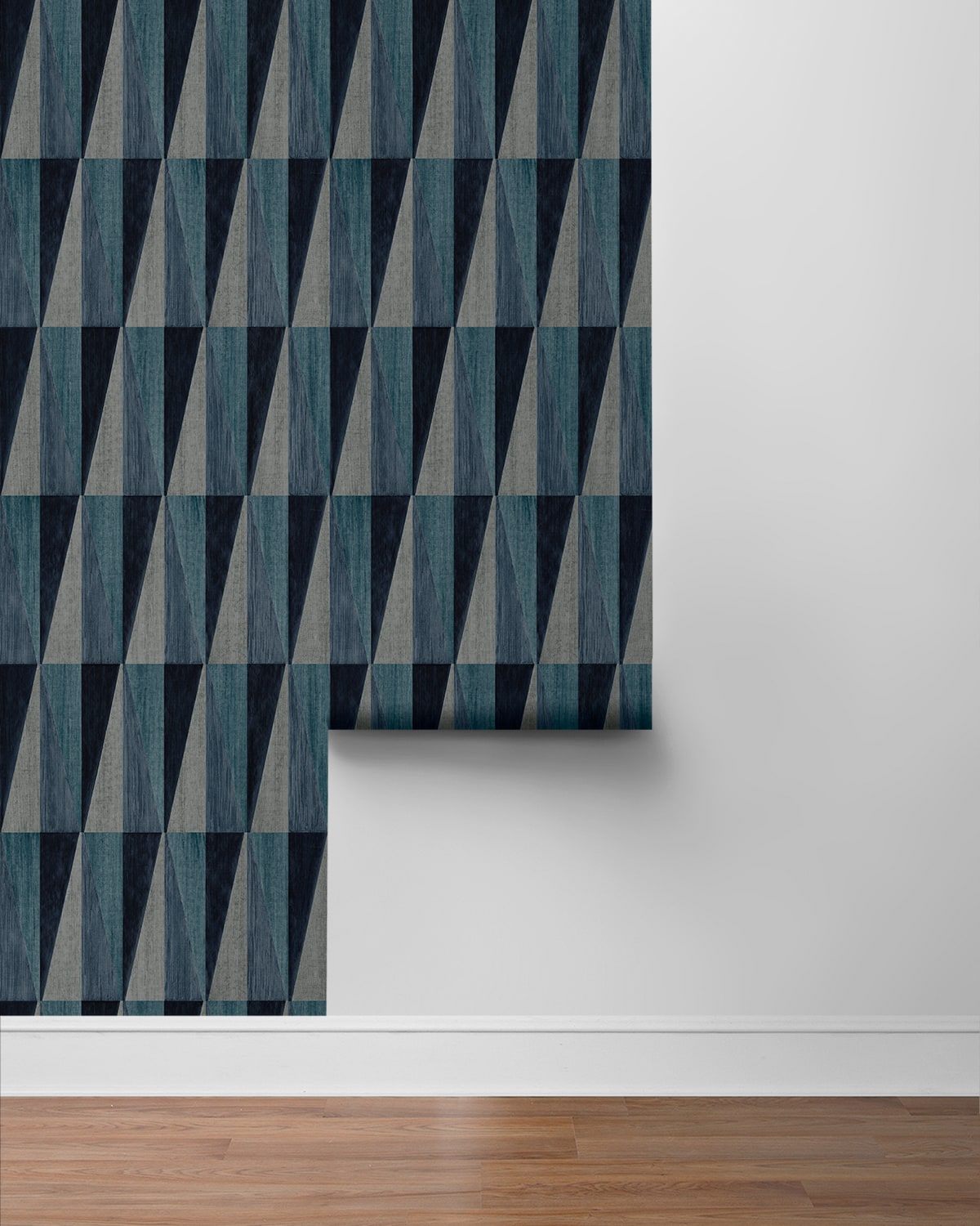 Pieced Diamonds Geometric Peel and Stick Removable Wallpaper