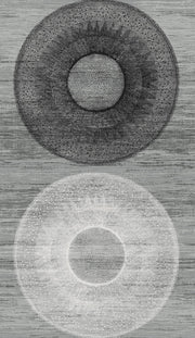 Large Circle Geometric Peel and Stick Removable Wallpaper