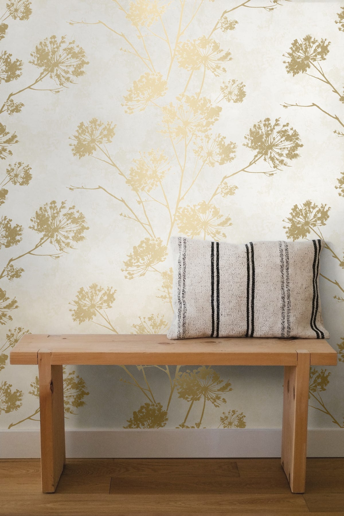 Dandelion Floral Peel and Stick Removable Wallpaper
