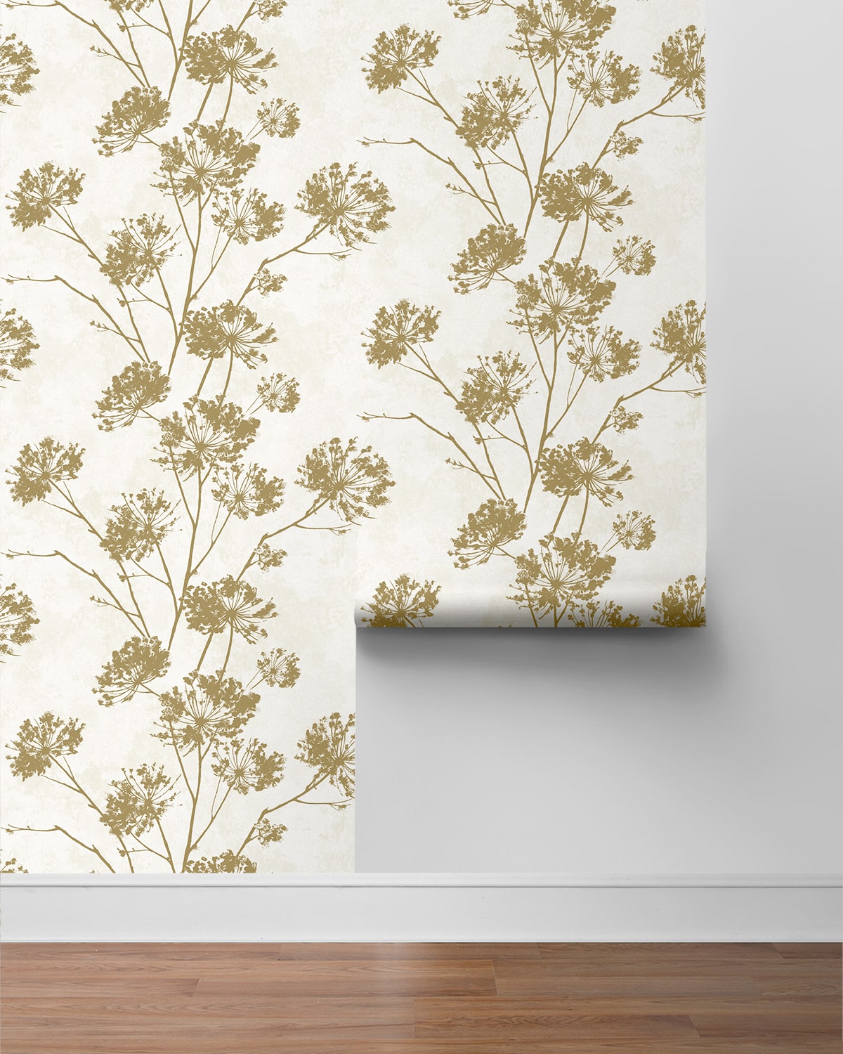 Dandelion Floral Peel and Stick Removable Wallpaper