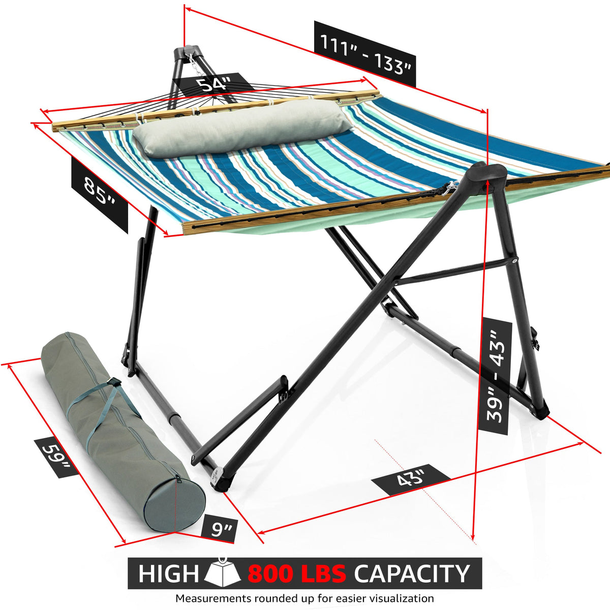 Tranquillo Unity Canvas Hammock Stand