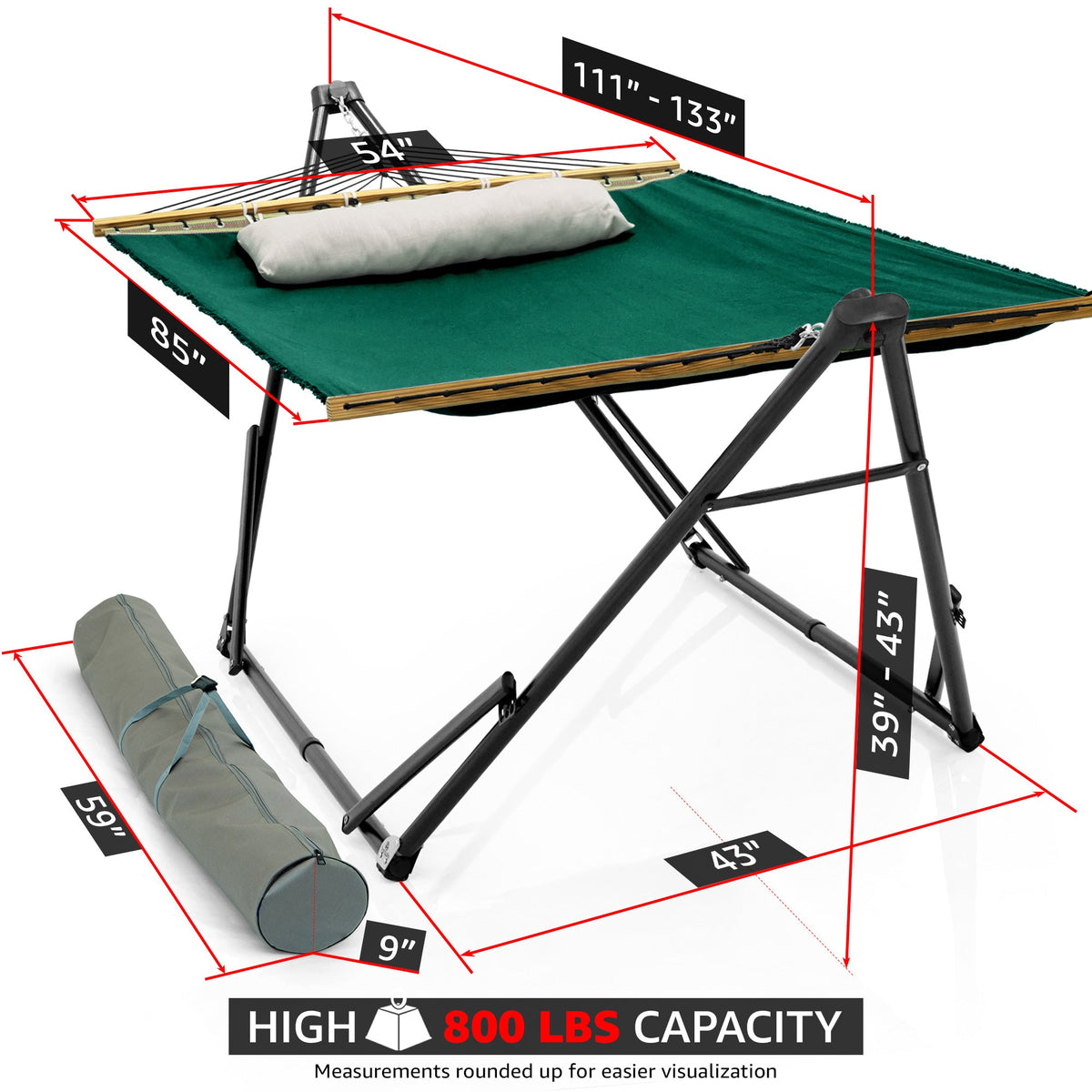 Tranquillo Unity Canvas Hammock Stand