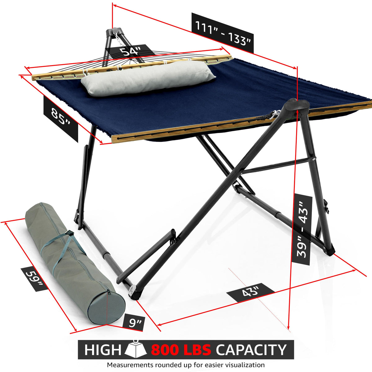 Tranquillo Unity Canvas Hammock Stand