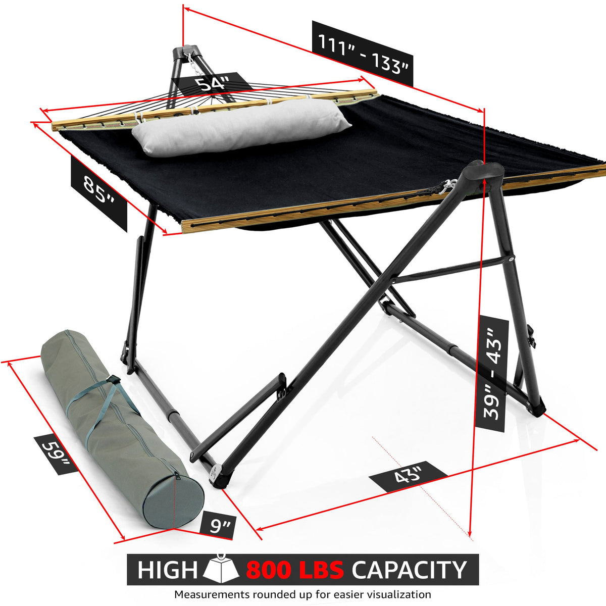 Tranquillo Unity Canvas Hammock Stand
