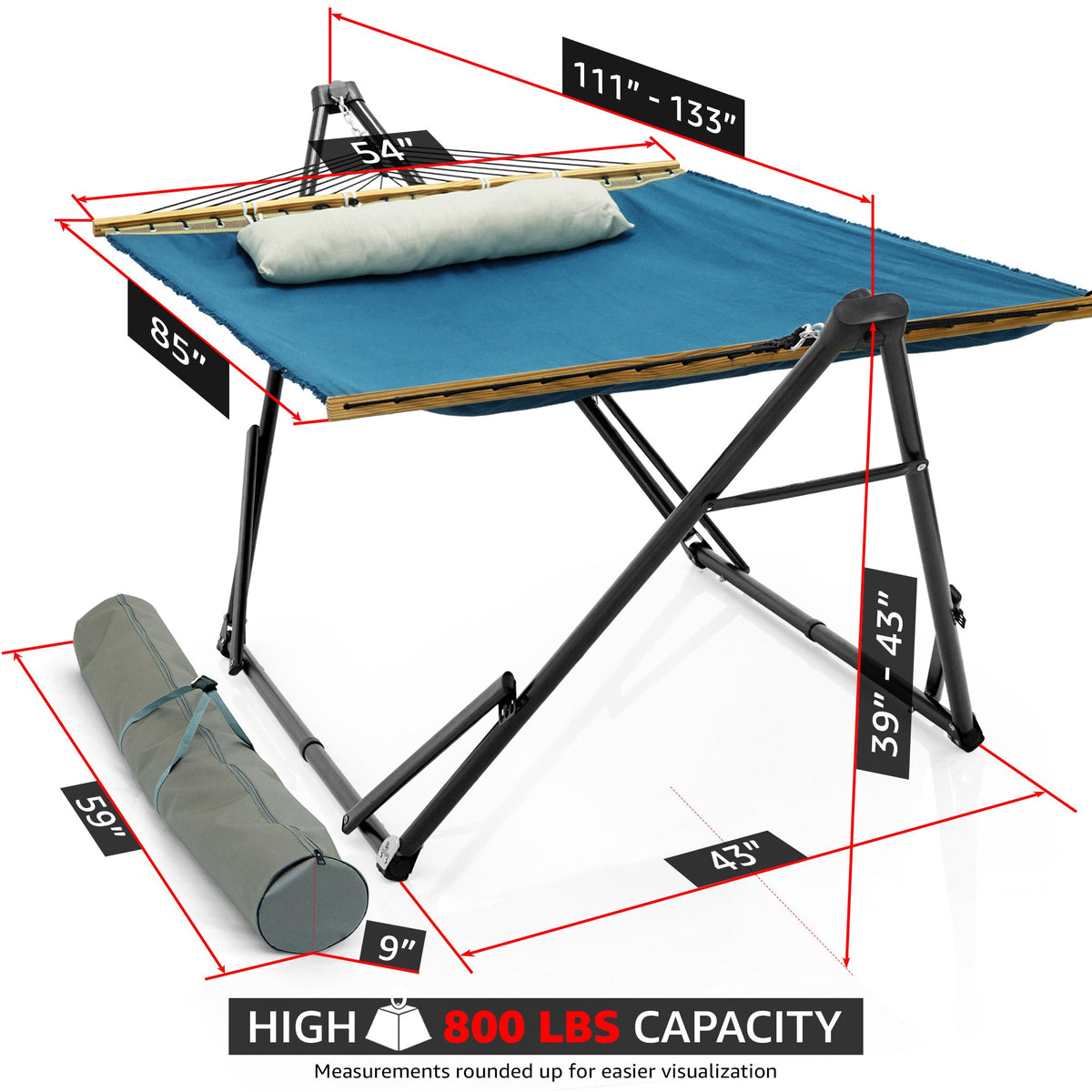 Tranquillo Unity Canvas Hammock Stand
