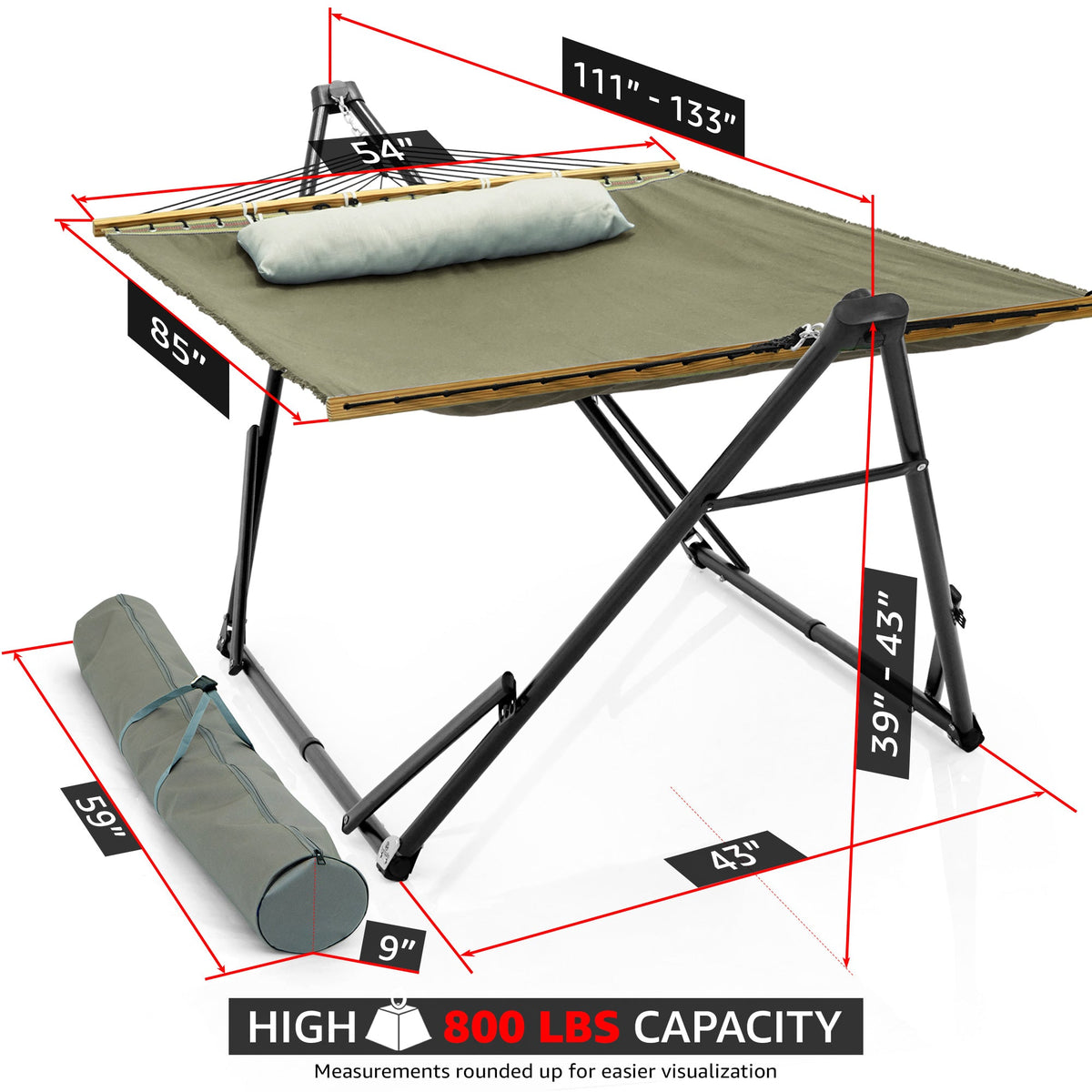 Tranquillo Unity Canvas Hammock Stand