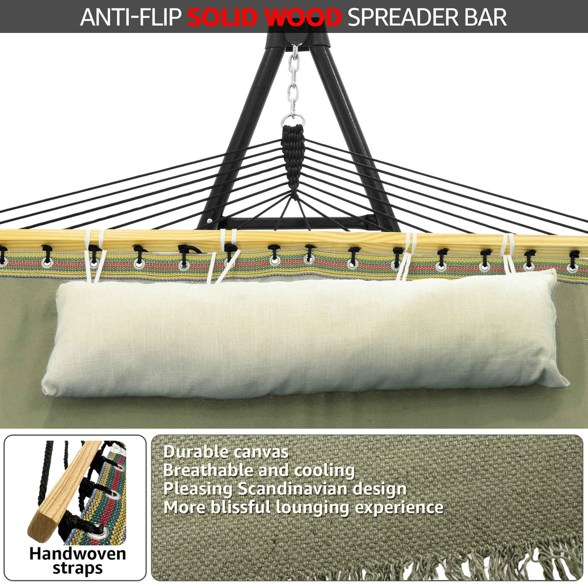 Tranquillo Unity Canvas Hammock Stand