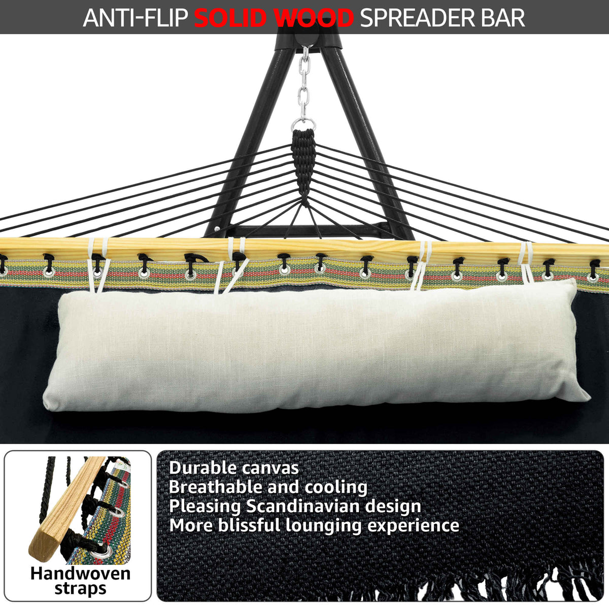Tranquillo Unity Canvas Hammock Stand