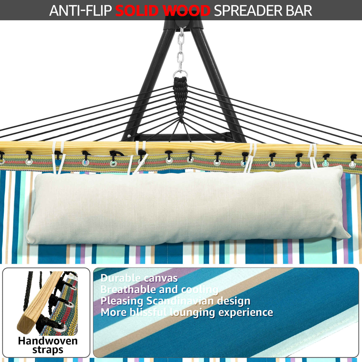 Tranquillo Unity Canvas Hammock Stand