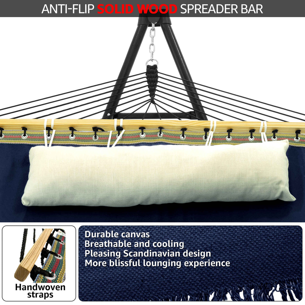 Tranquillo Unity Canvas Hammock Stand