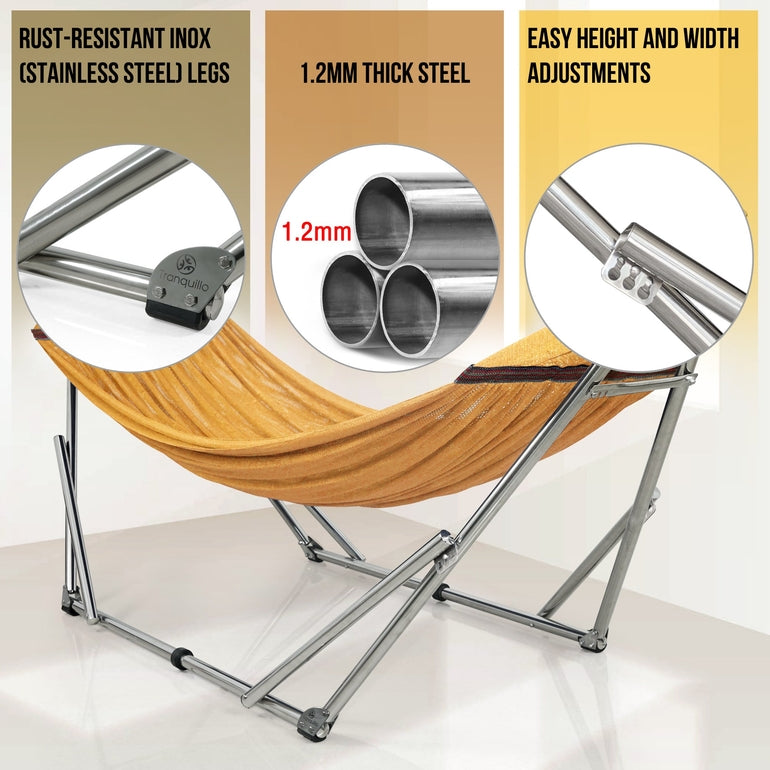 Tranquillo Original Stainless Steel Hammock Stand