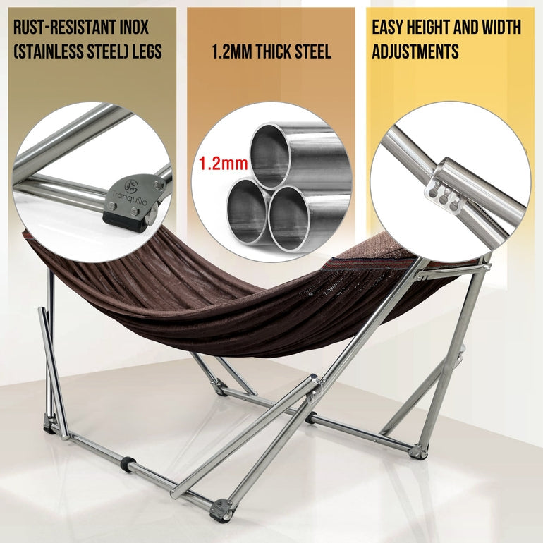 Tranquillo Original Stainless Steel Hammock Stand