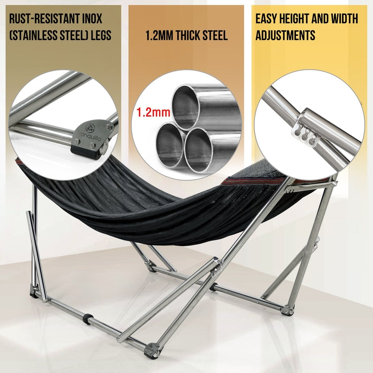 Tranquillo Original Stainless Steel Hammock Stand
