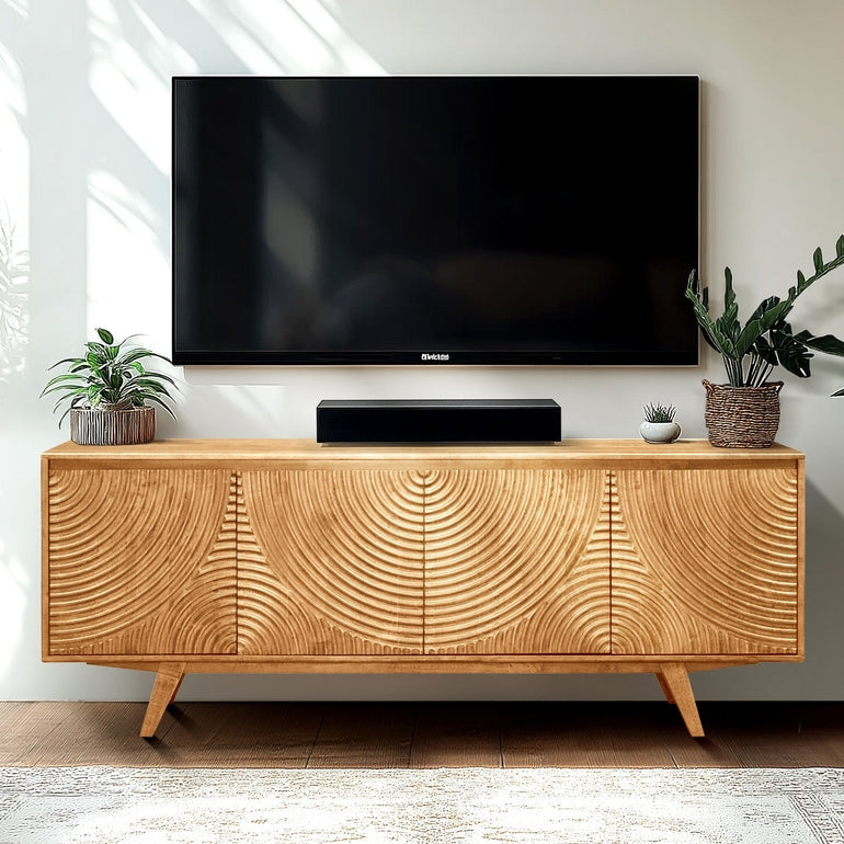 Acacia Harmony TV Stand with Storage