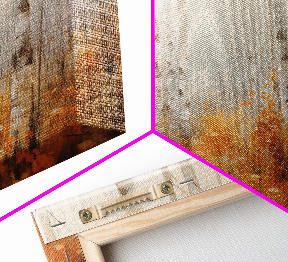 Forest Wall Art, Canvas Print, 3 Piece Wall Art