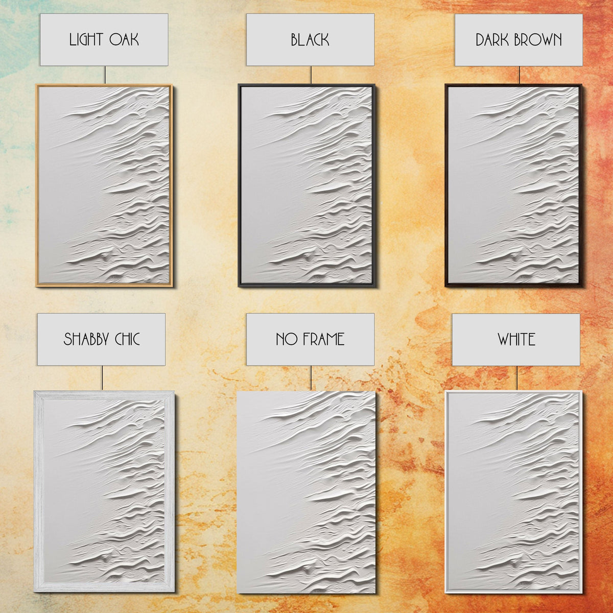 Triptych Framed Canvas Print Wall Art Set of 3