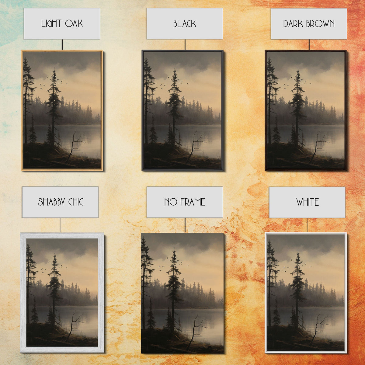 Moody 3 Piece Canvas Wall Art
