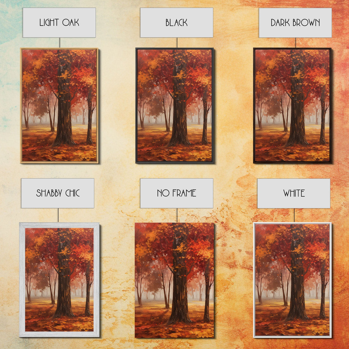 Fall Decor, 3 Piece Wall Art Set, Canvas Prints