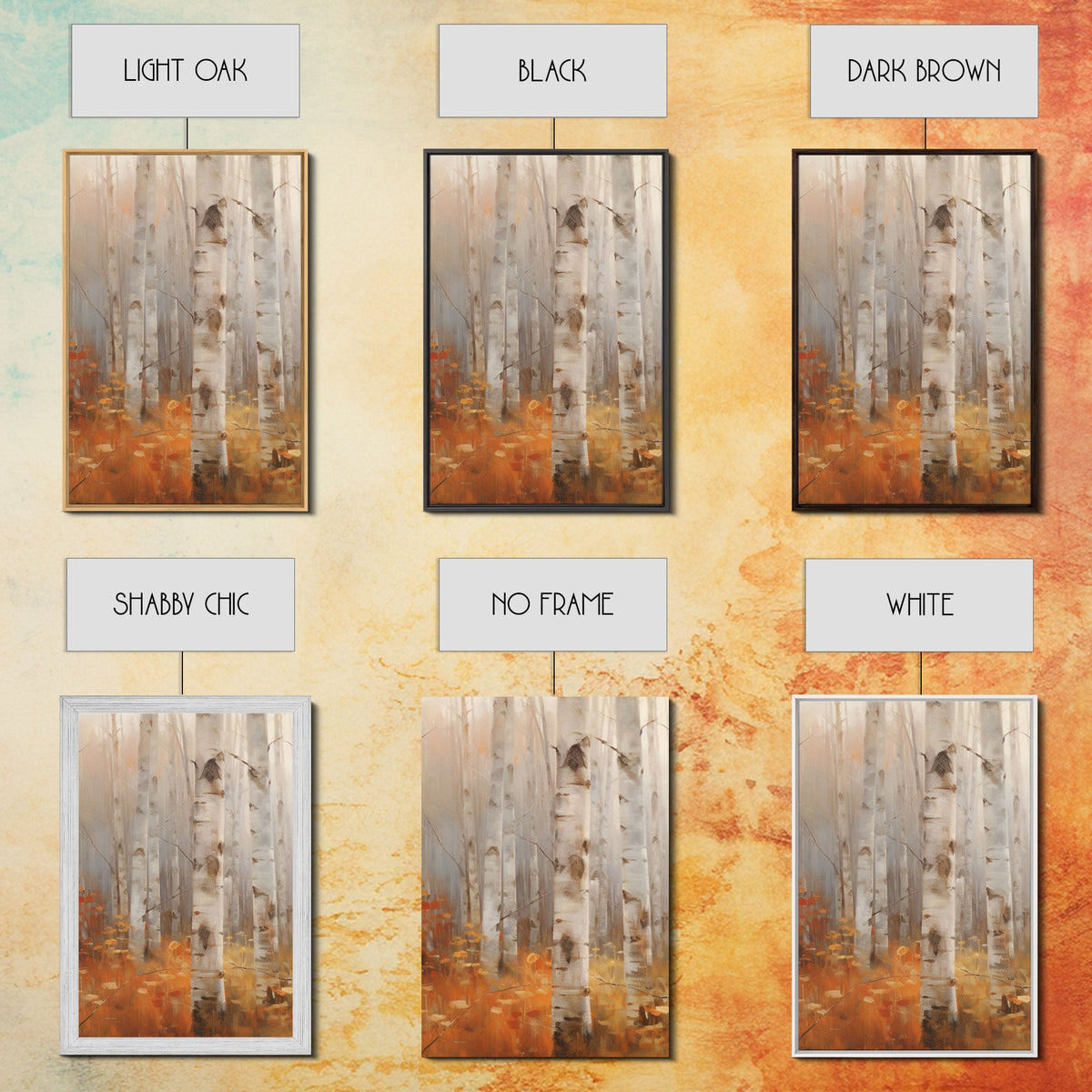 Forest Wall Art, Canvas Print, 3 Piece Wall Art