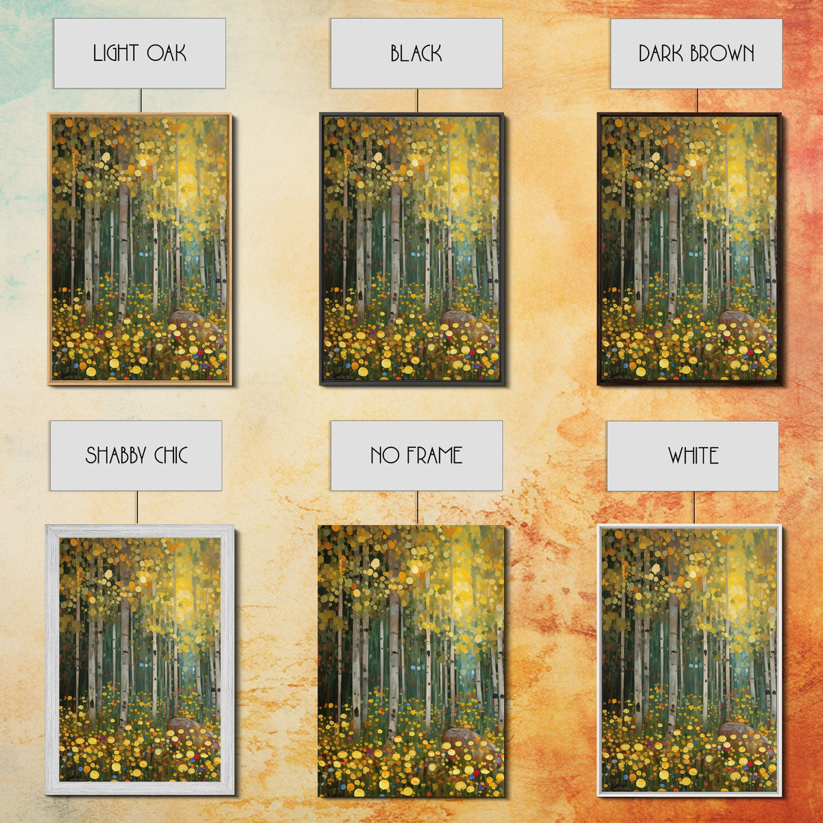 Forest Wall Art, Canvas Print, 3 Piece Wall Art