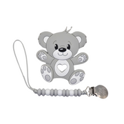 Bear Teether Set - Gray