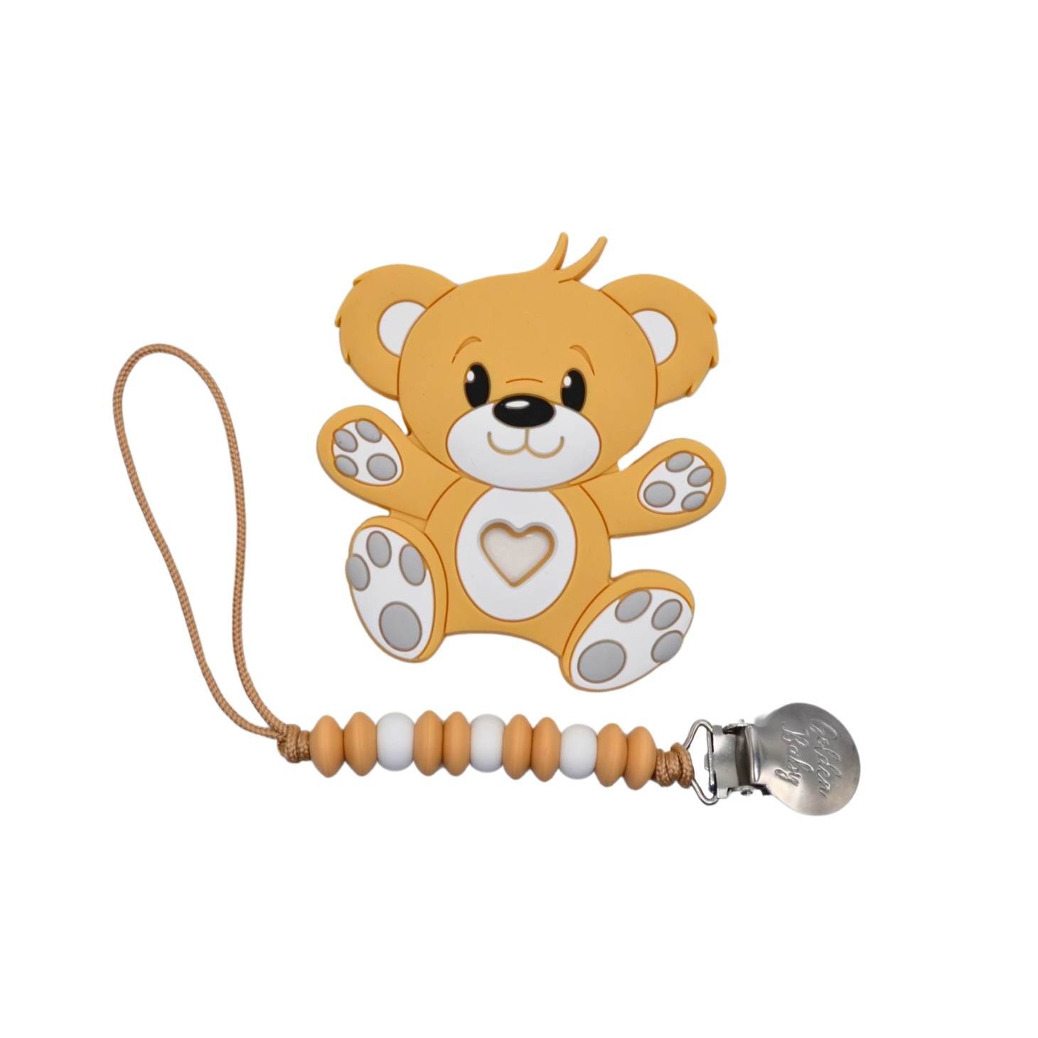Bear Teether Set - Brown