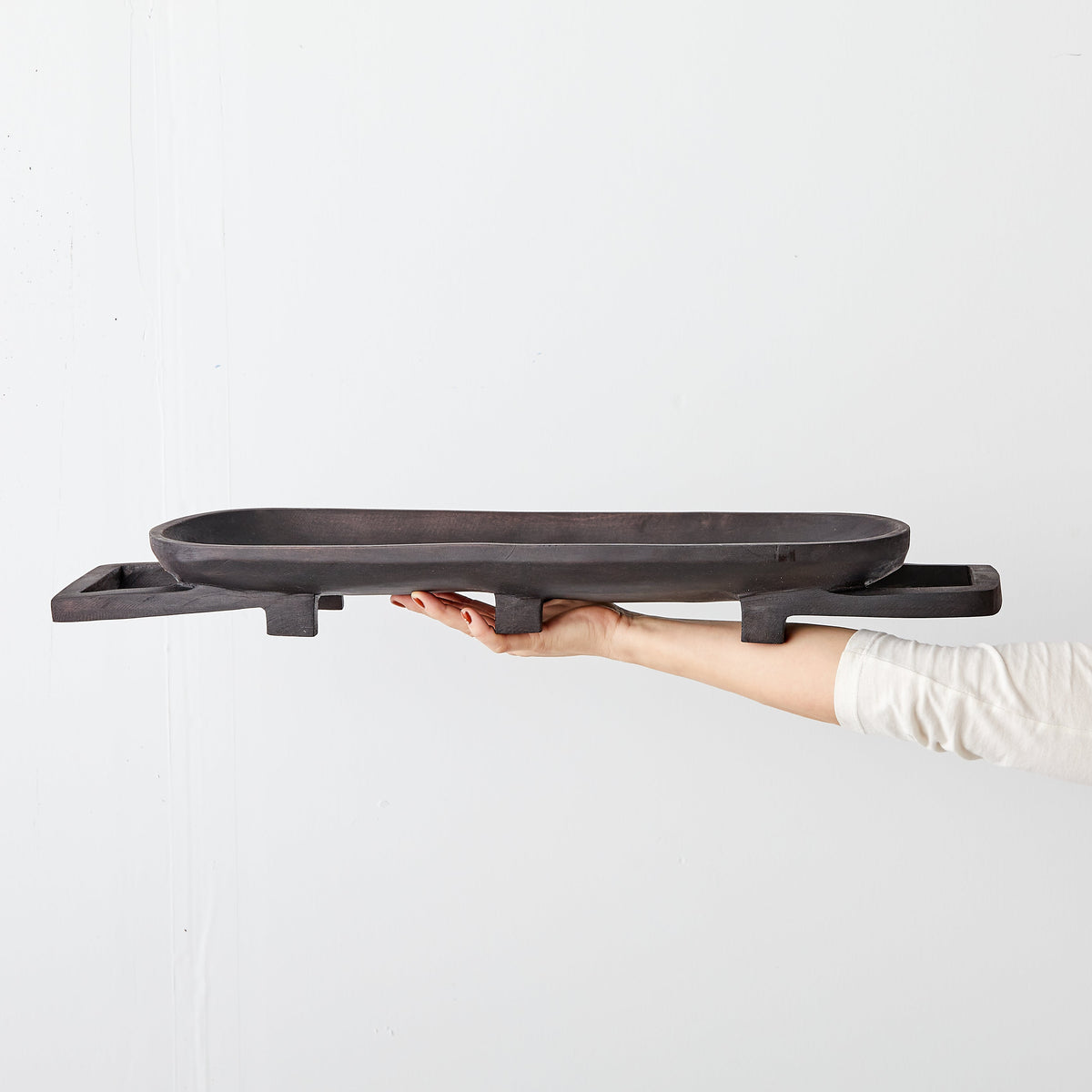 Swazi Long Wooden Serving Tray