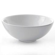 White Ceramic Round Bowl Style Vessel Bathroom Sink