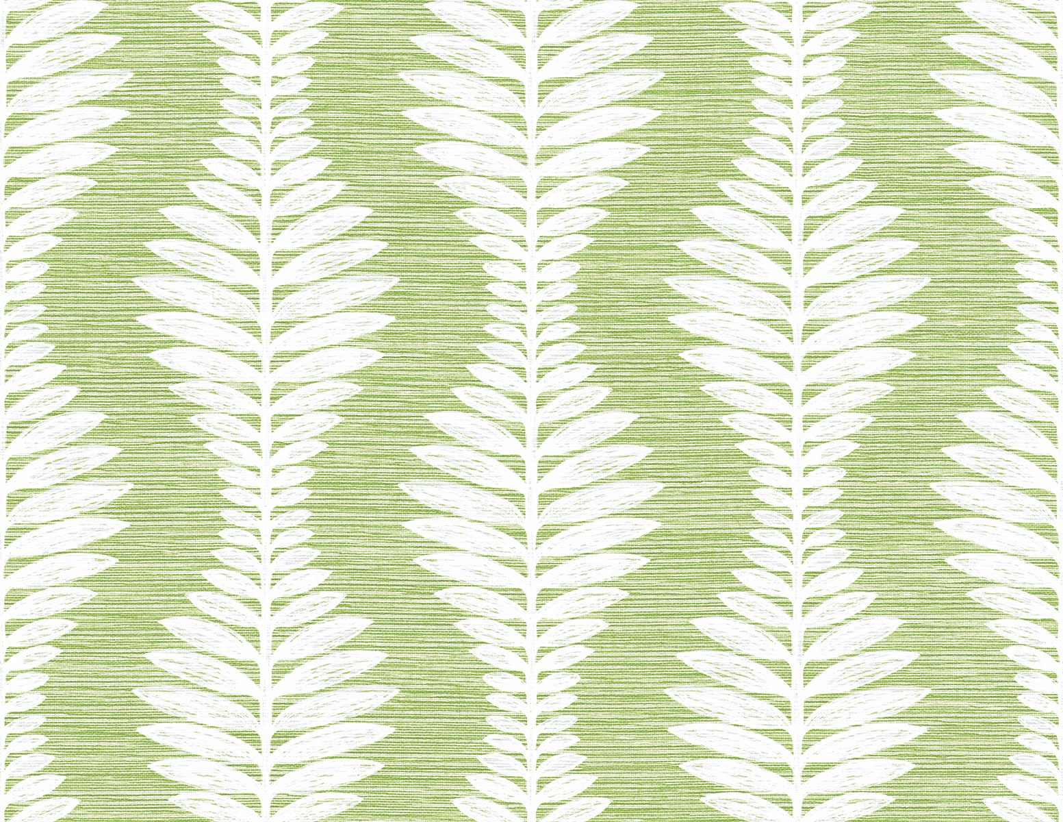 Carina Leaf Ogee Embossed Vinyl Unpasted Wallpaper