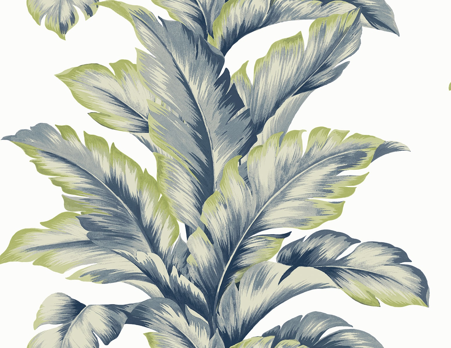 Banana Springs Palm Leaf Embossed Vinyl Unpasted Wallpaper