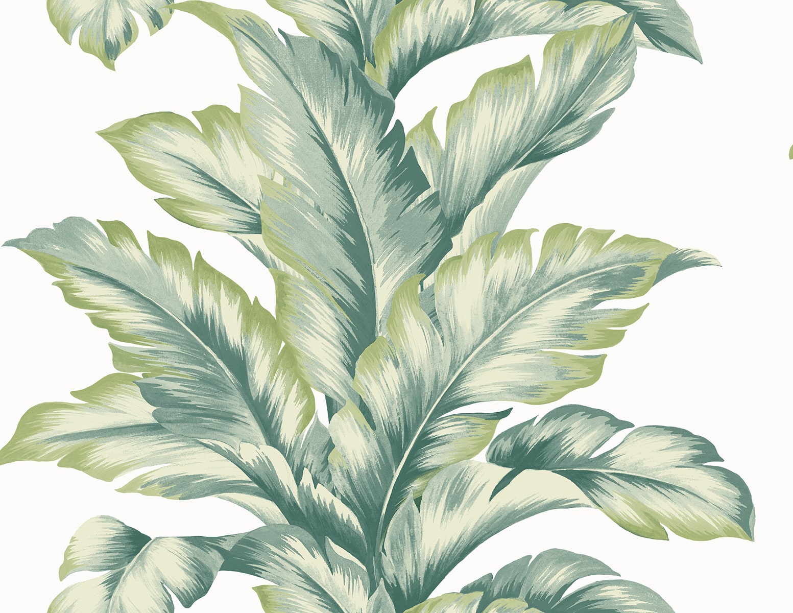 Banana Springs Palm Leaf Embossed Vinyl Unpasted Wallpaper