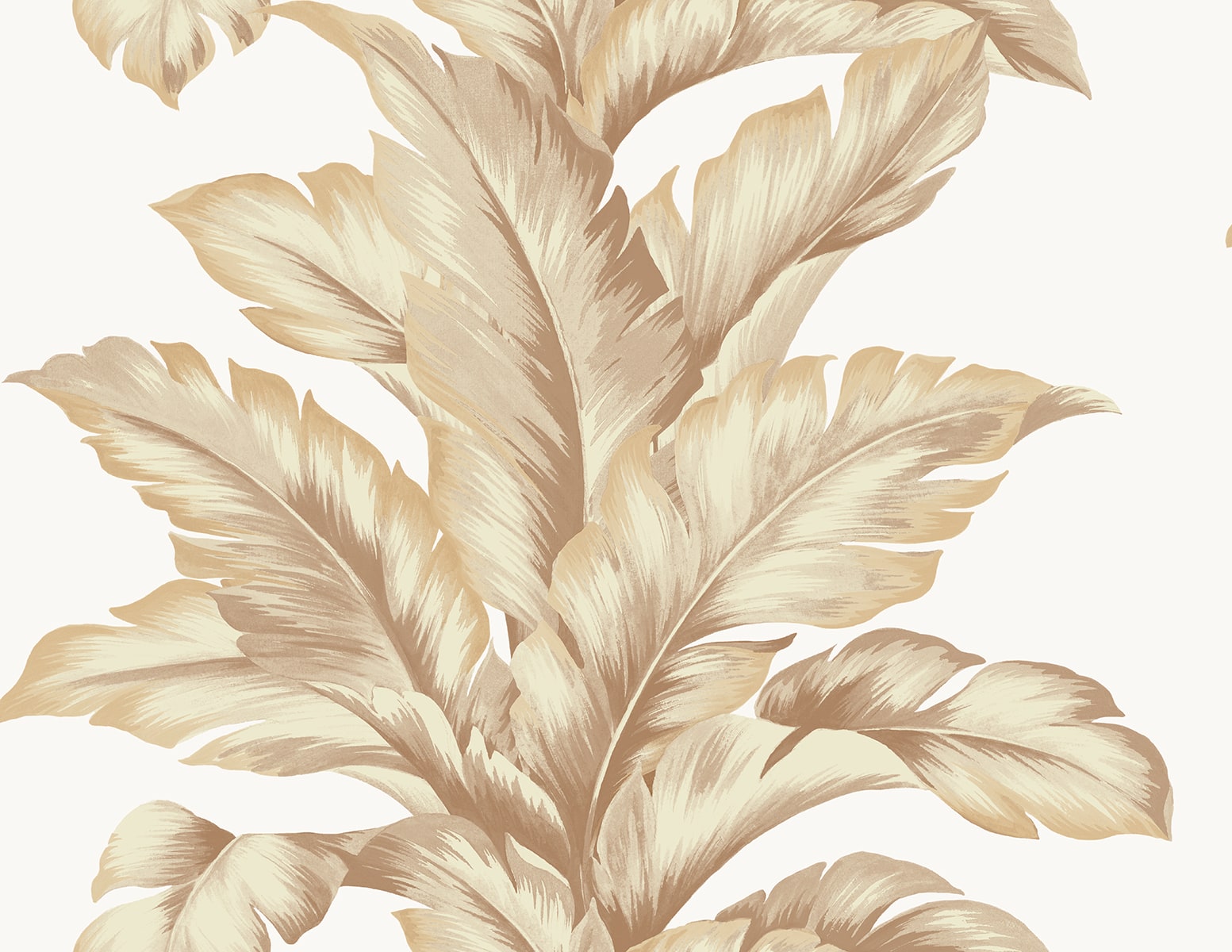 Banana Springs Palm Leaf Embossed Vinyl Unpasted Wallpaper
