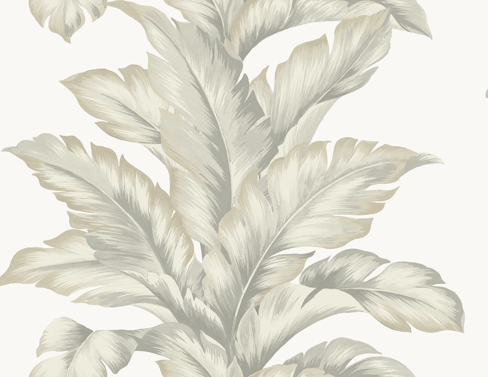 Banana Springs Palm Leaf Embossed Vinyl Unpasted Wallpaper