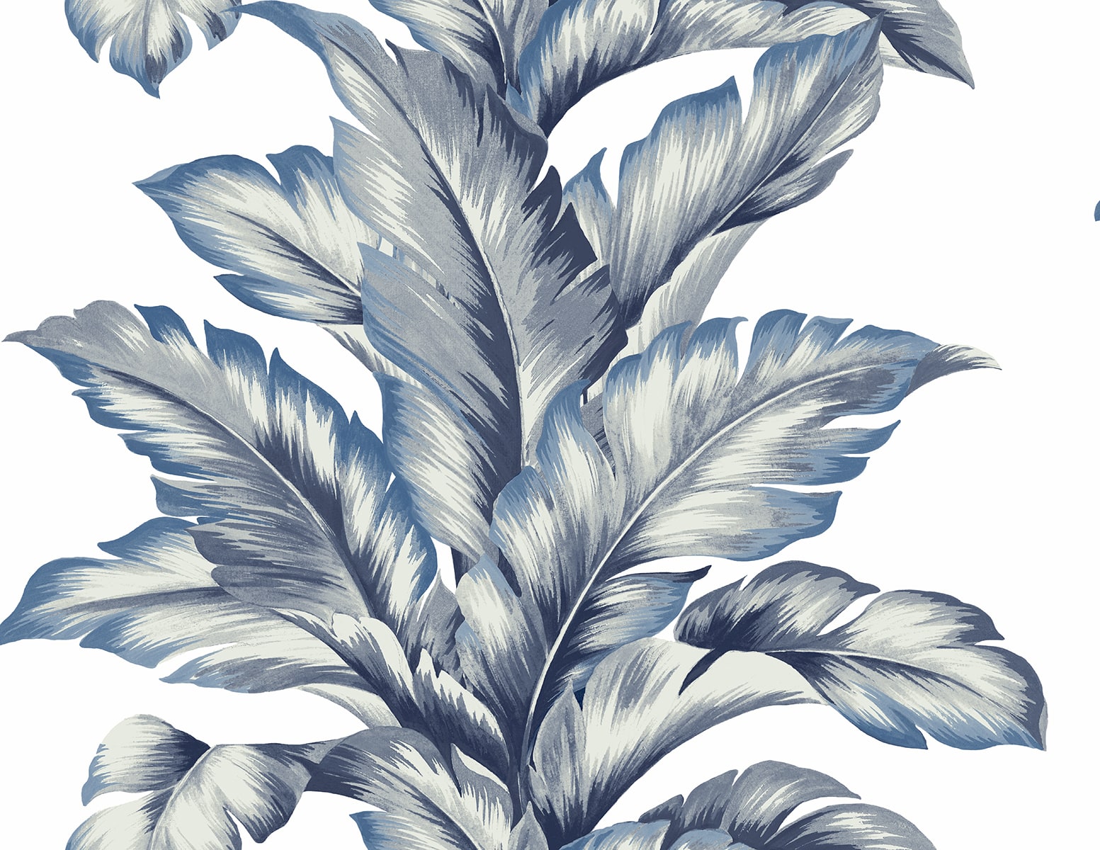 Banana Springs Palm Leaf Embossed Vinyl Unpasted Wallpaper