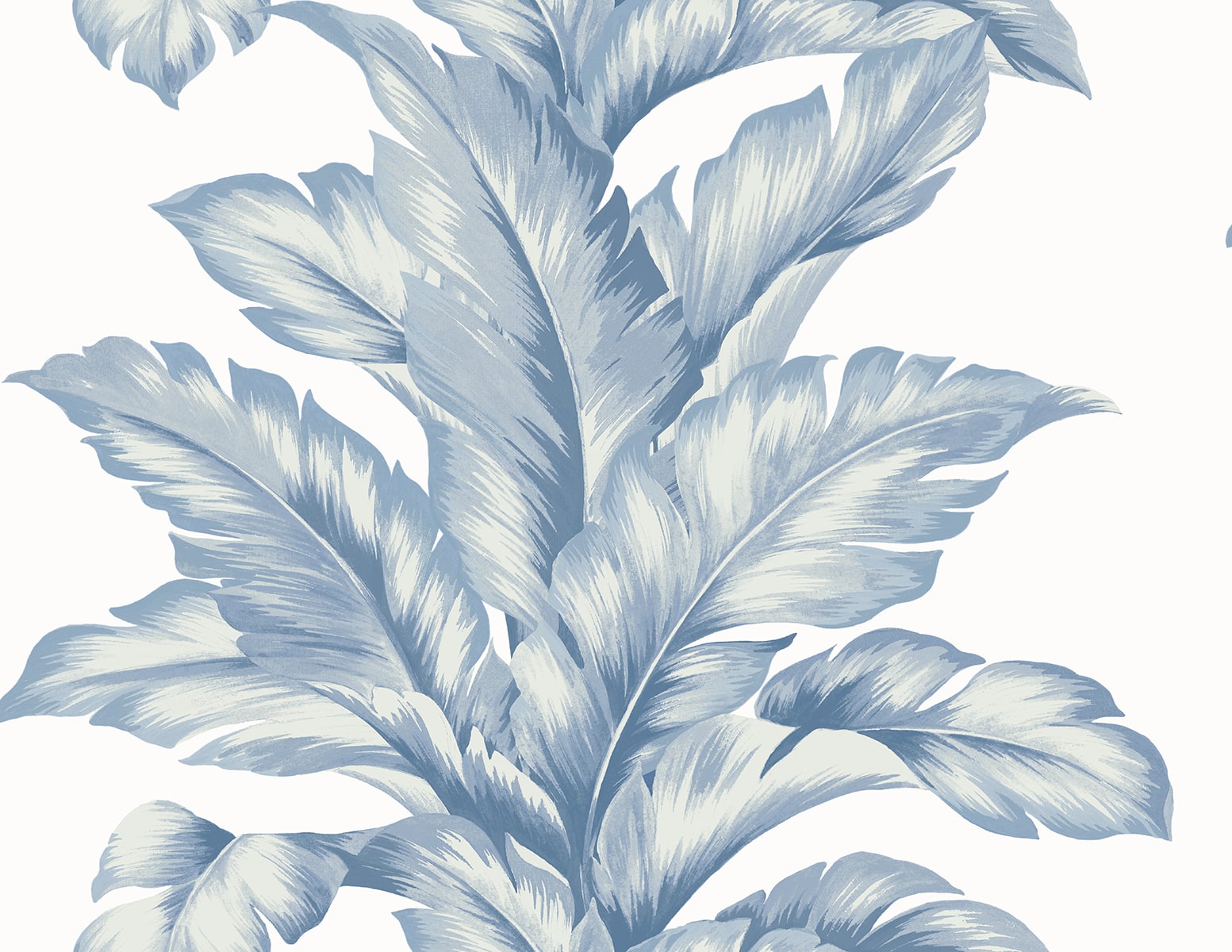 Banana Springs Palm Leaf Embossed Vinyl Unpasted Wallpaper