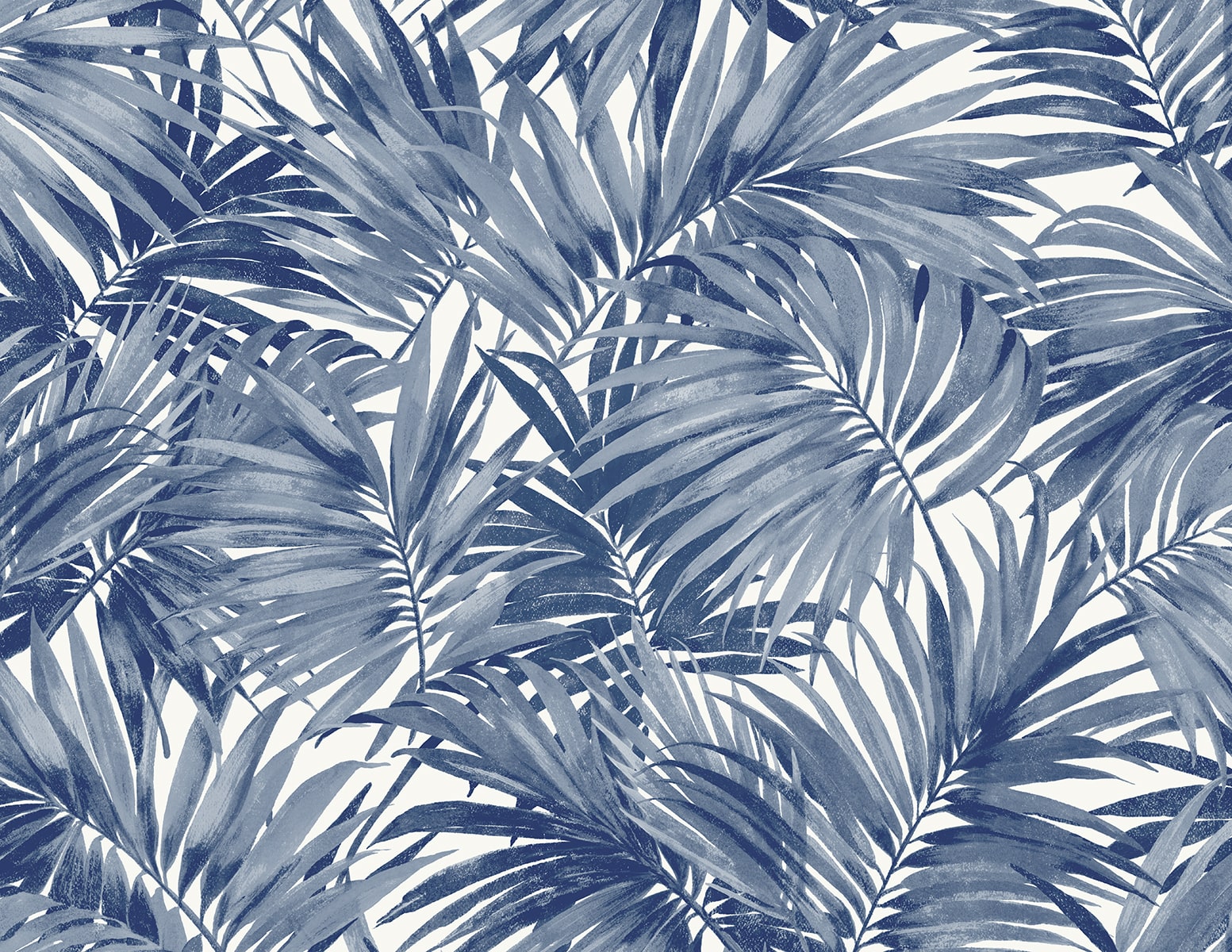 Cordelia Tossed Palms Embossed Vinyl Unpasted Wallpaper