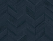 Keone Bay Chevron Embossed Vinyl Unpasted Wallpaper