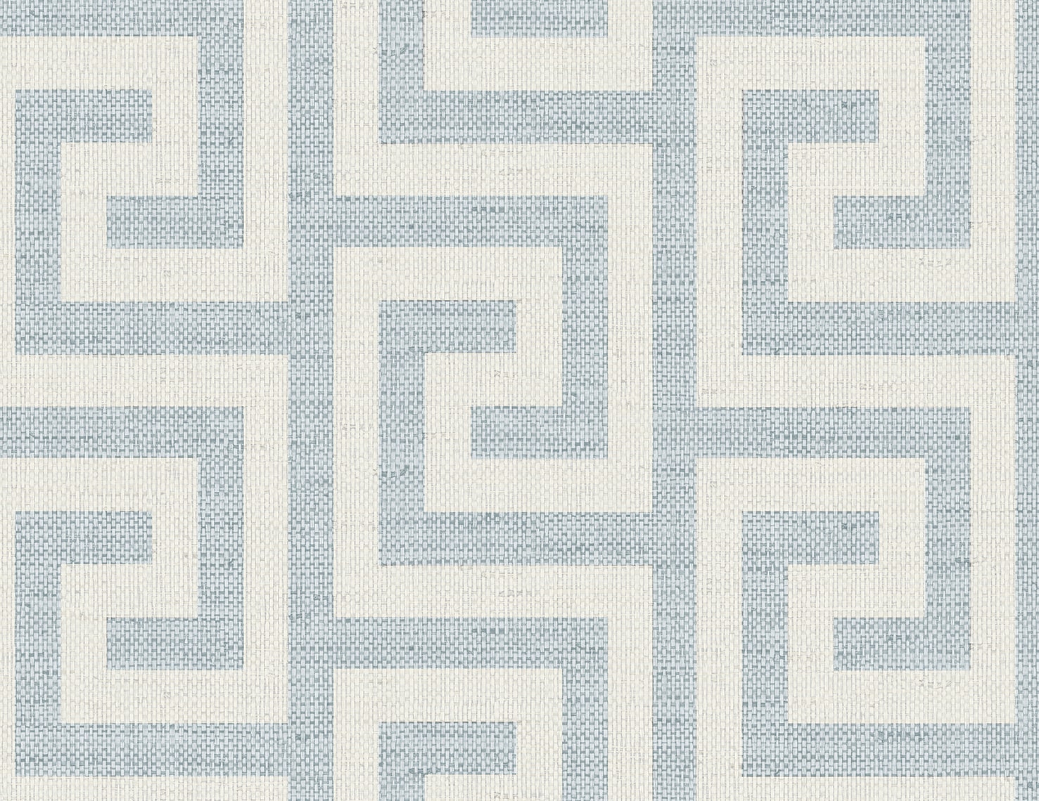 Luna Retreat Greek Key Embossed Vinyl Unpasted Wallpaper
