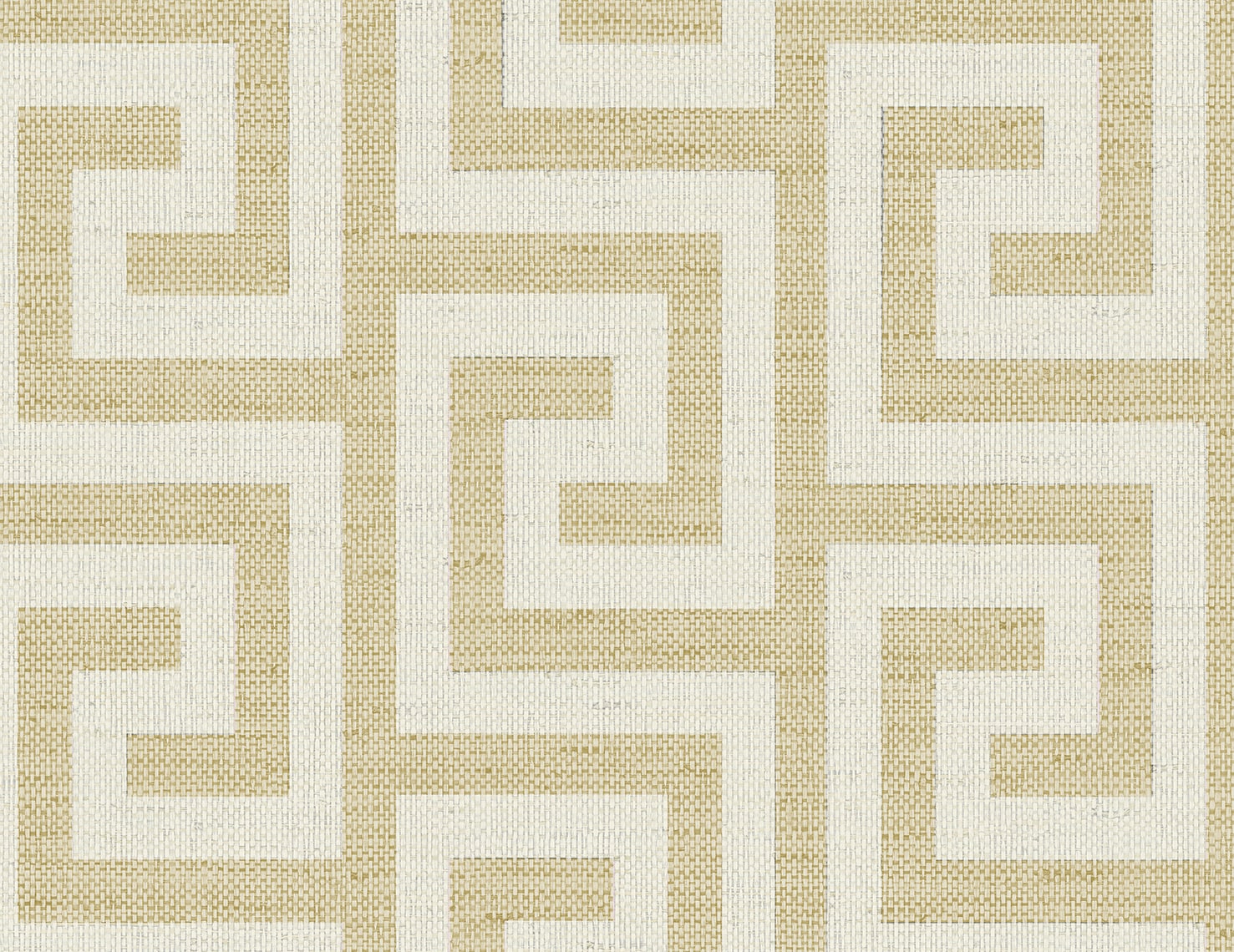 Luna Retreat Greek Key Embossed Vinyl Unpasted Wallpaper